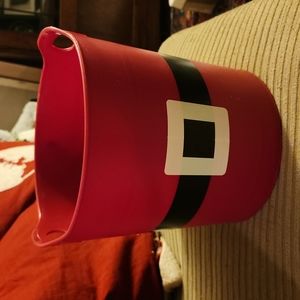 Santa Suit Plastic Ice Bucket and Scoop
